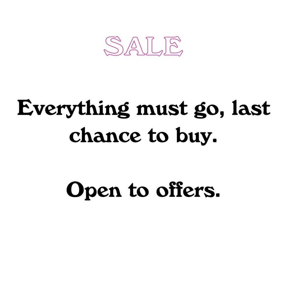 ENTIRE CLOSET CLEAROUT SALE